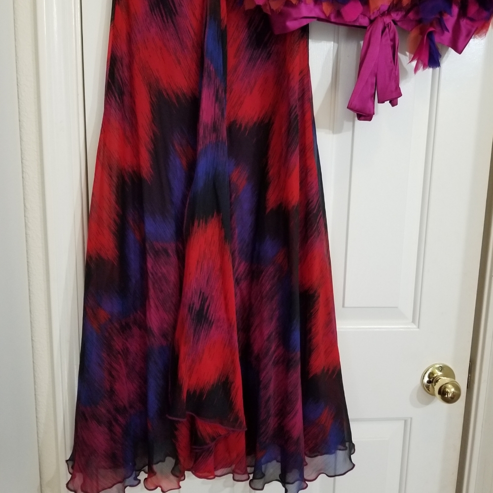 Vintage dress and ruffle jacket set - Picture 3 of 6